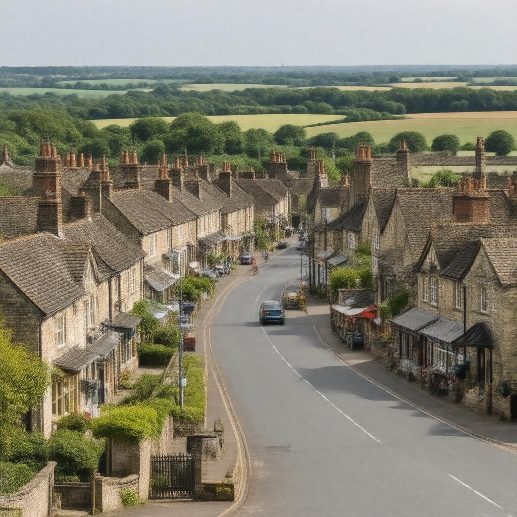 AI-created image of Haverhill, England