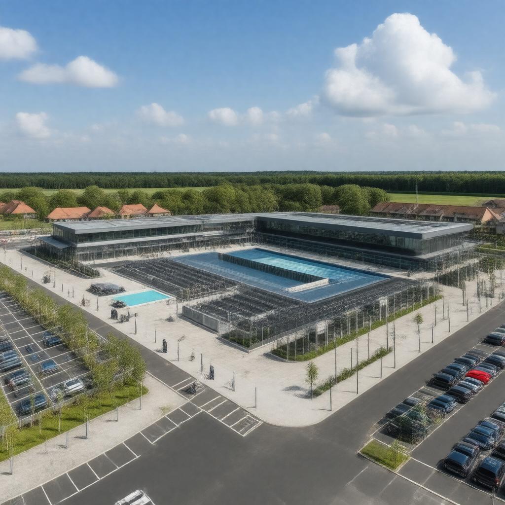 AI-created image of Haverhill Leisure Centre