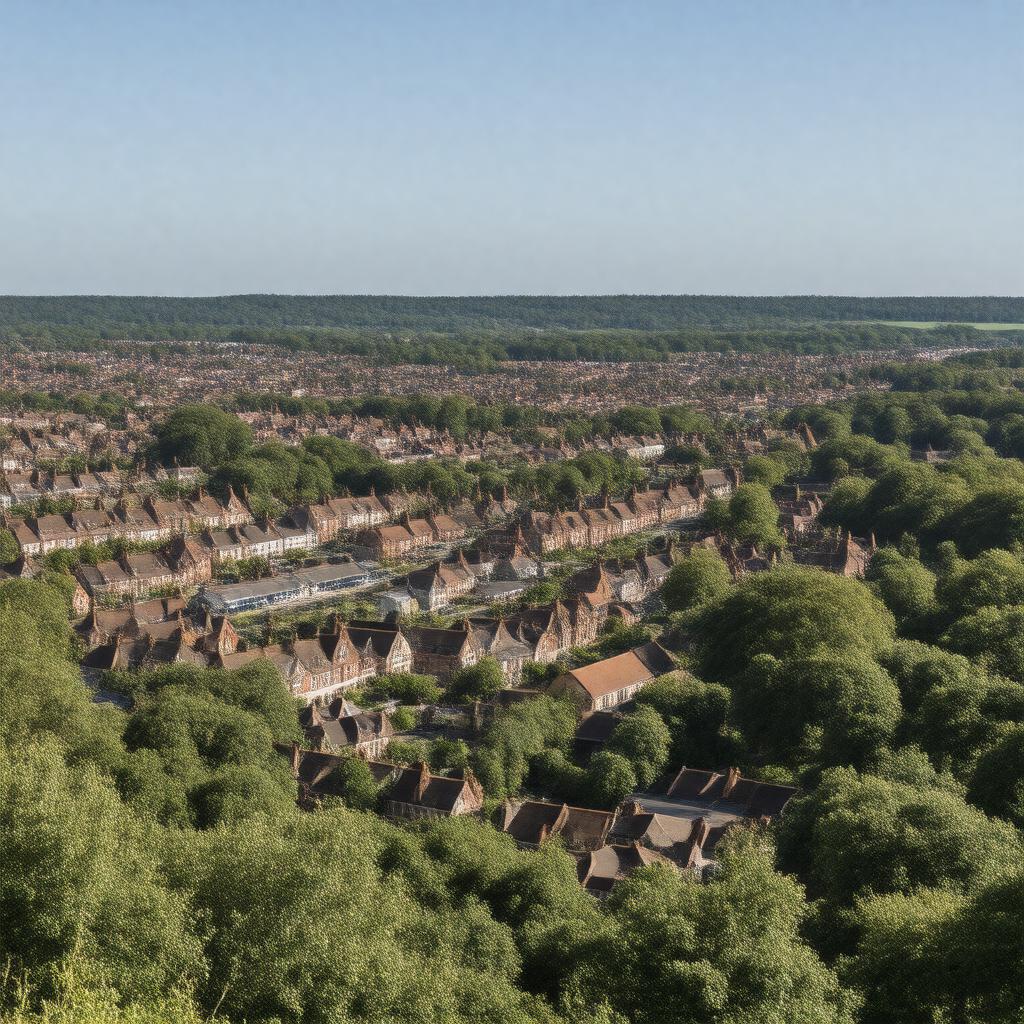 AI-created image of Haverhill, UK