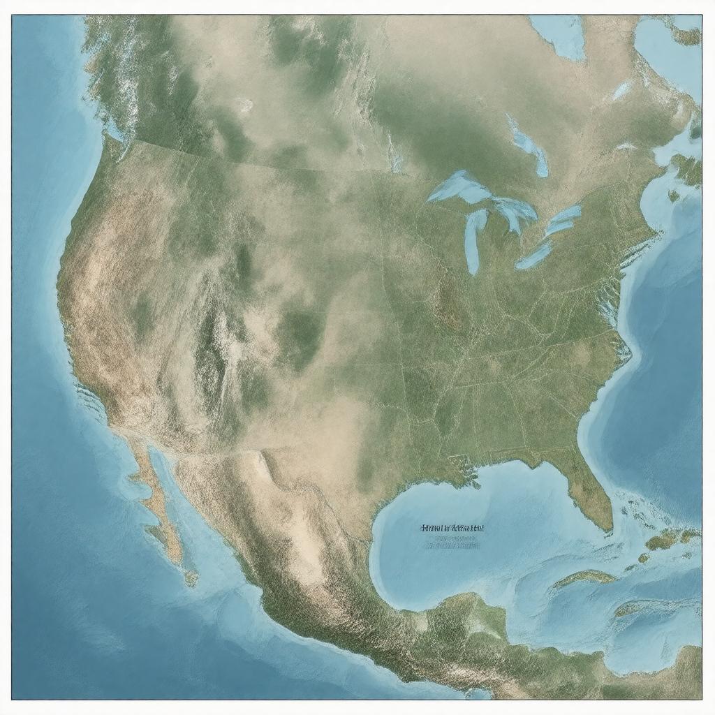 AI-created image of Hawaii-Aleutian Time Zone