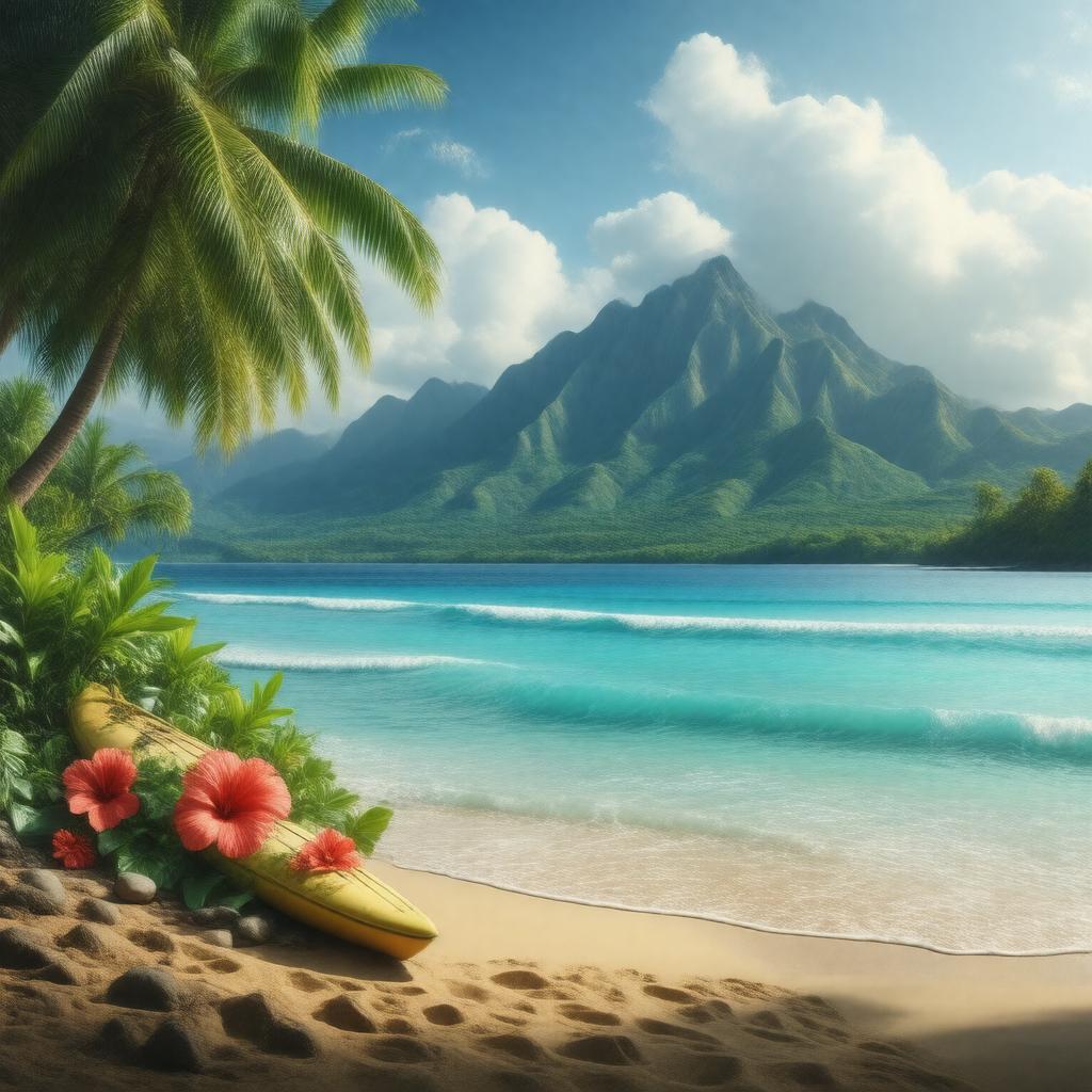 AI-created image of Hawaii, United States