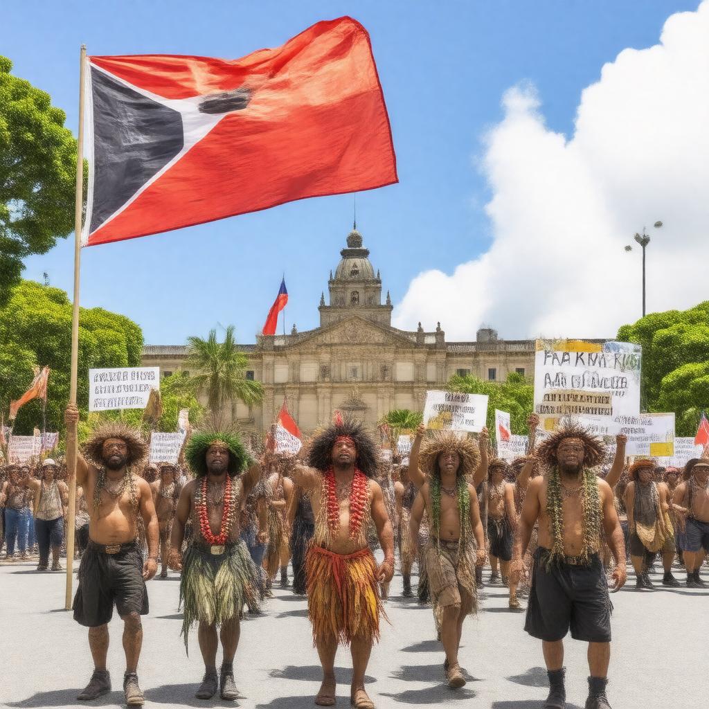 AI-created image of Hawaiian sovereignty movement