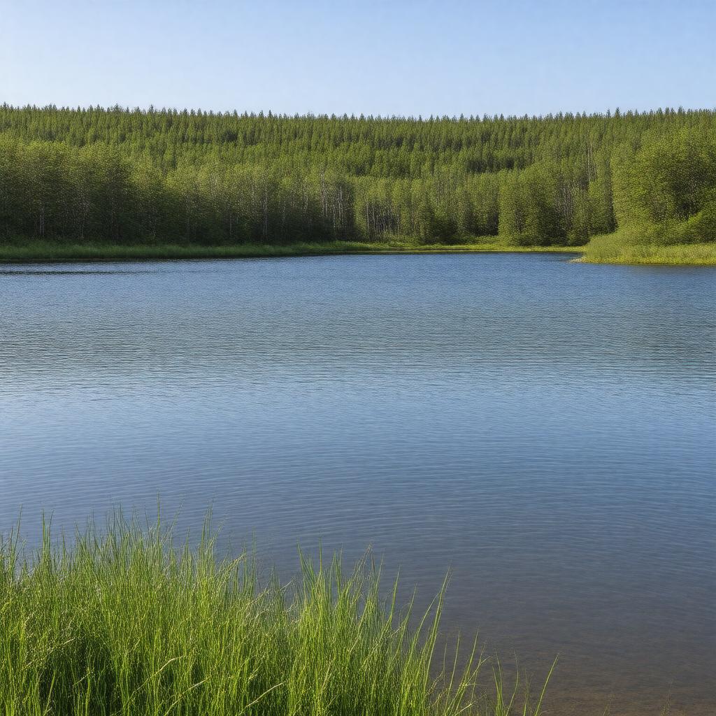 AI-created image of Hawk Lake