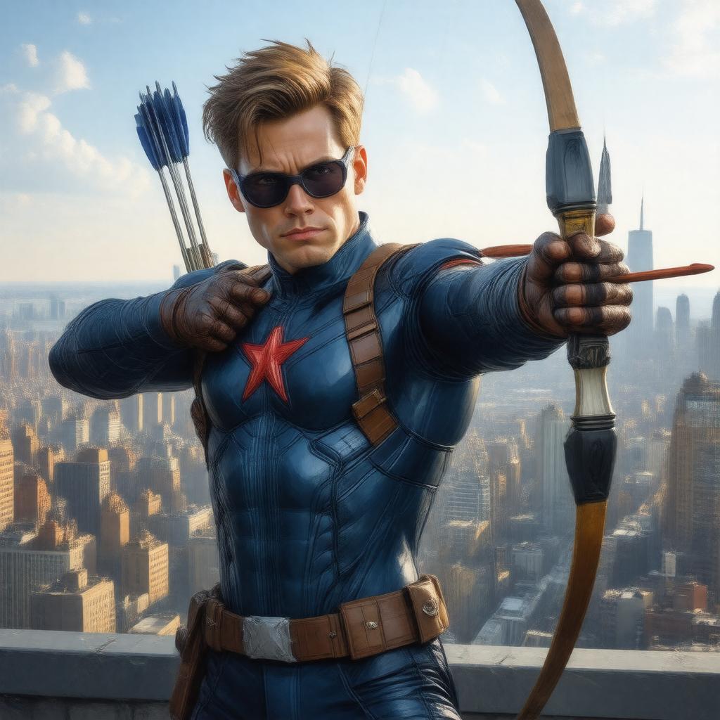 AI-created image of Hawkeye