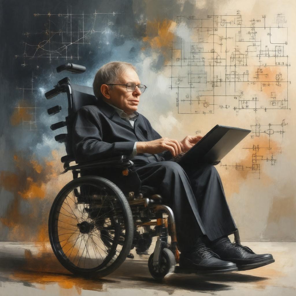 AI-created image of Hawking