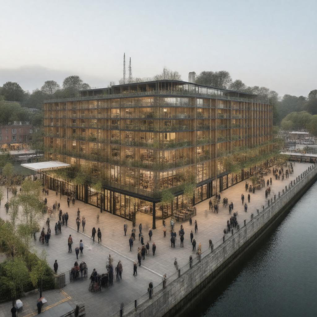 AI-created image of Hawley Wharf