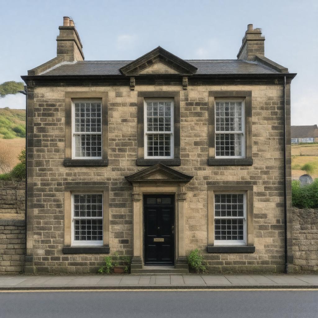 AI-created image of Haworth Parsonage