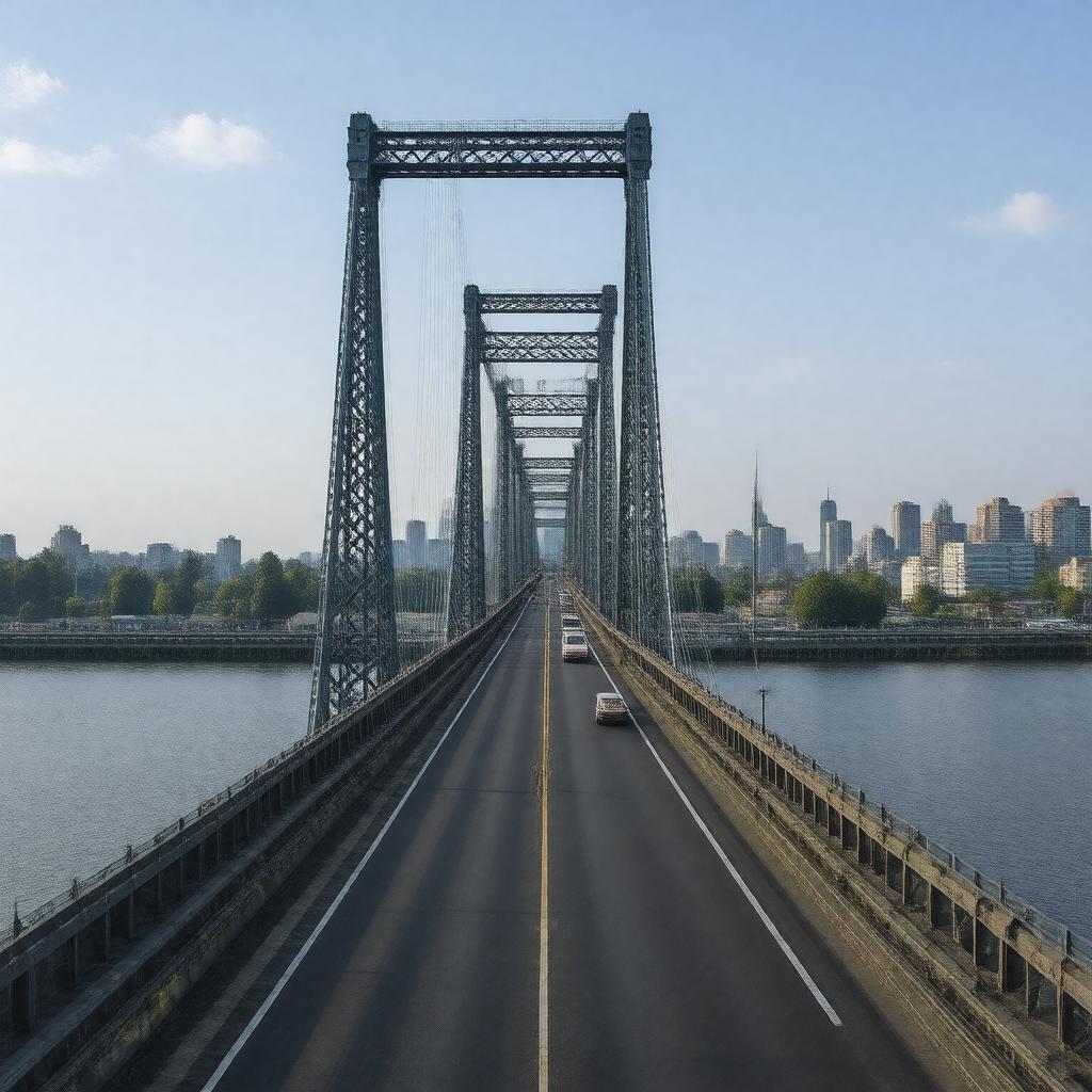 AI-created image of Hawthorne Bridge