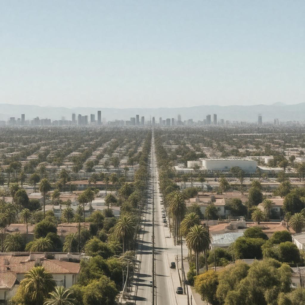 AI-created image of Hawthorne, California, United States