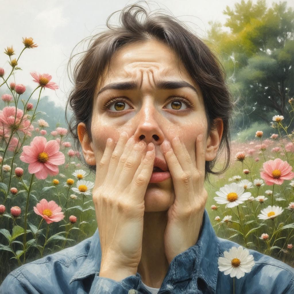 Click to view larger image AI-created image of Hay Fever