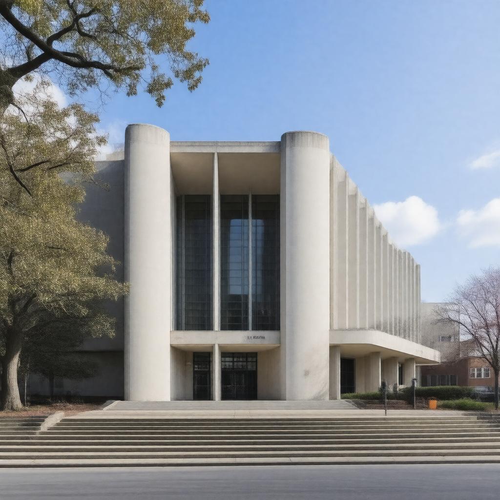 Click to view larger image AI-created image of Hayden Library