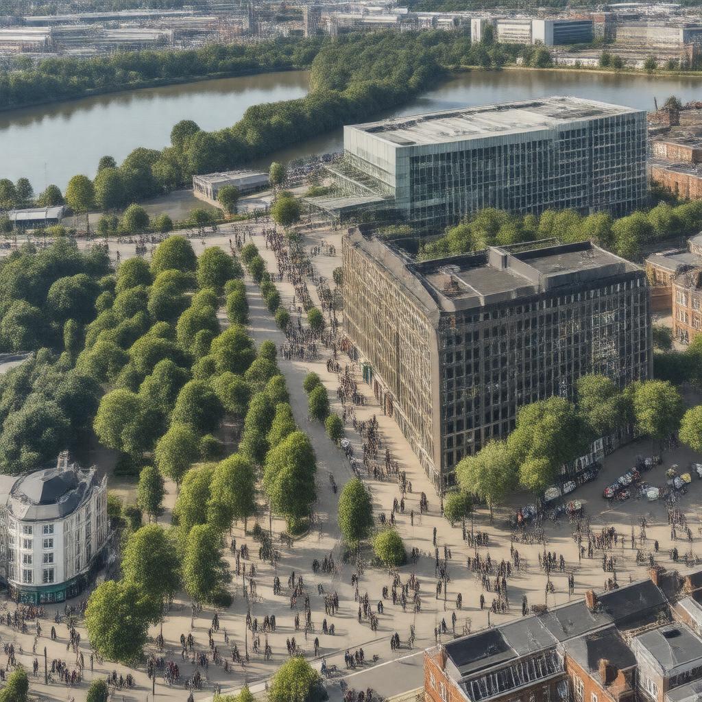 AI-created image of Hayes, England