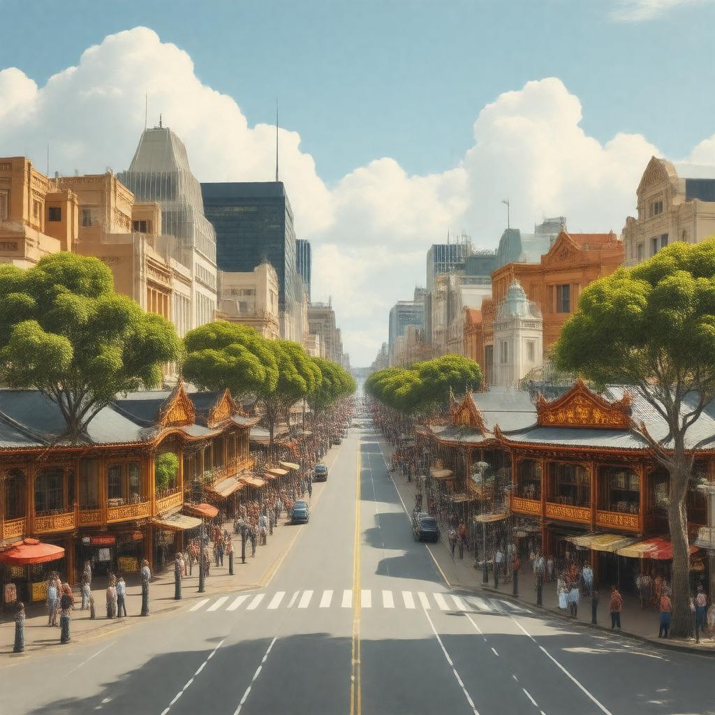 AI-created image of Haymarket, New South Wales