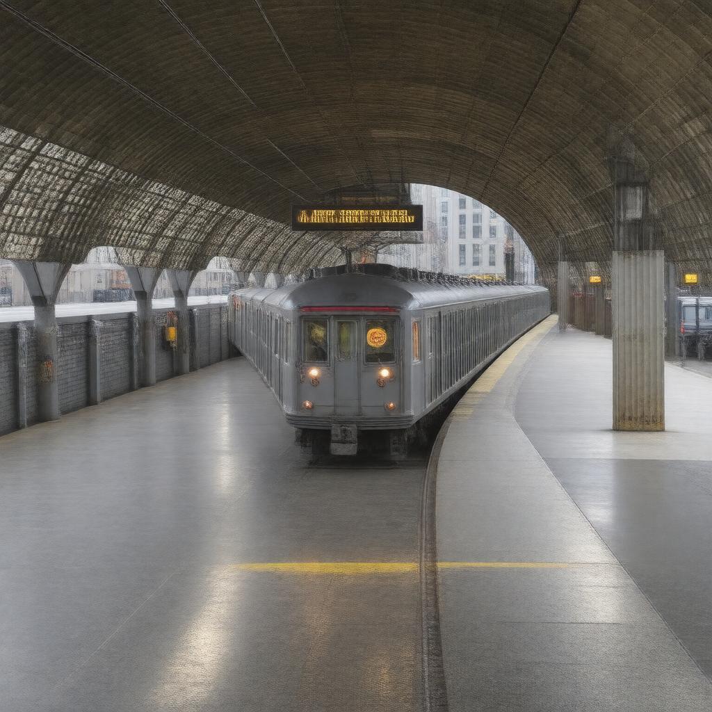 AI-created image of Haymarket station