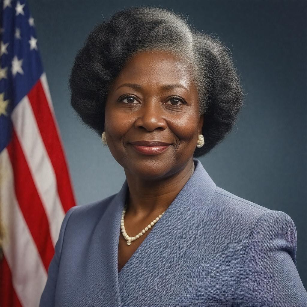 Click to view larger image AI-created image of Hazel Erby