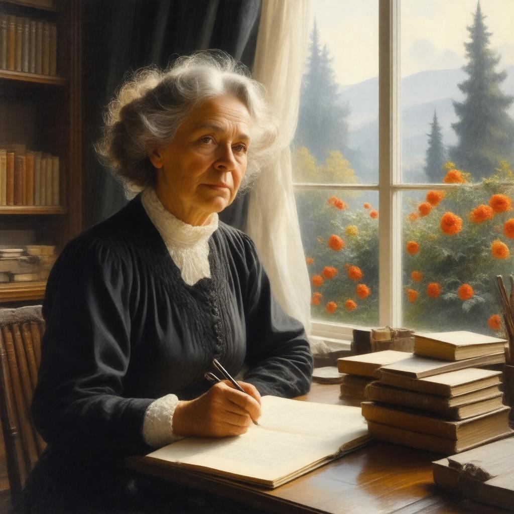 AI-created image of Hazel Hall