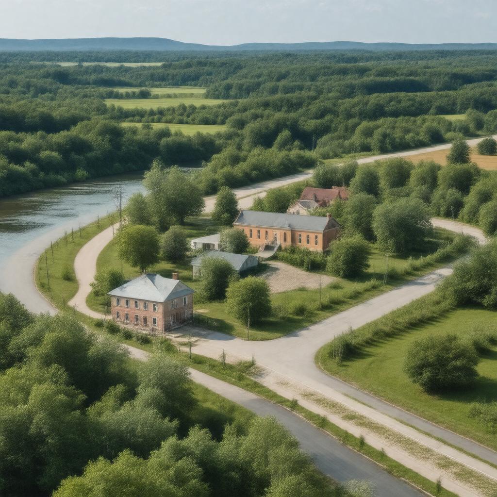 Click to view larger image AI-created image of Hazleton, Indiana, United States