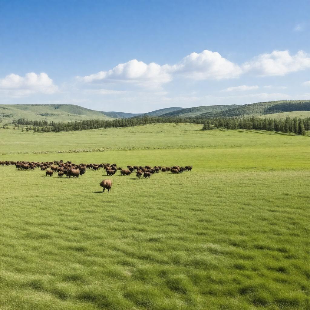 Click to view larger image AI-created image of Head-Smashed-In Buffalo Jump
