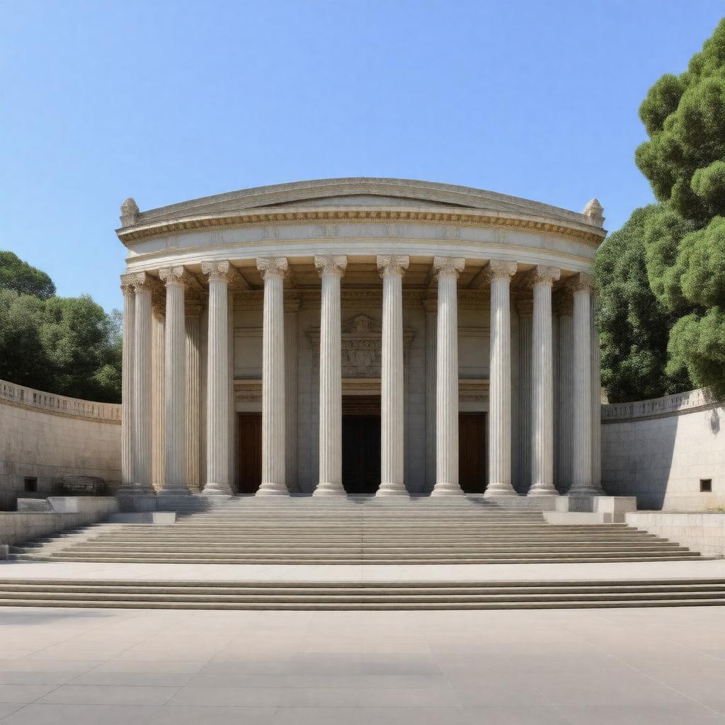 AI-created image of Hearst Greek Theatre