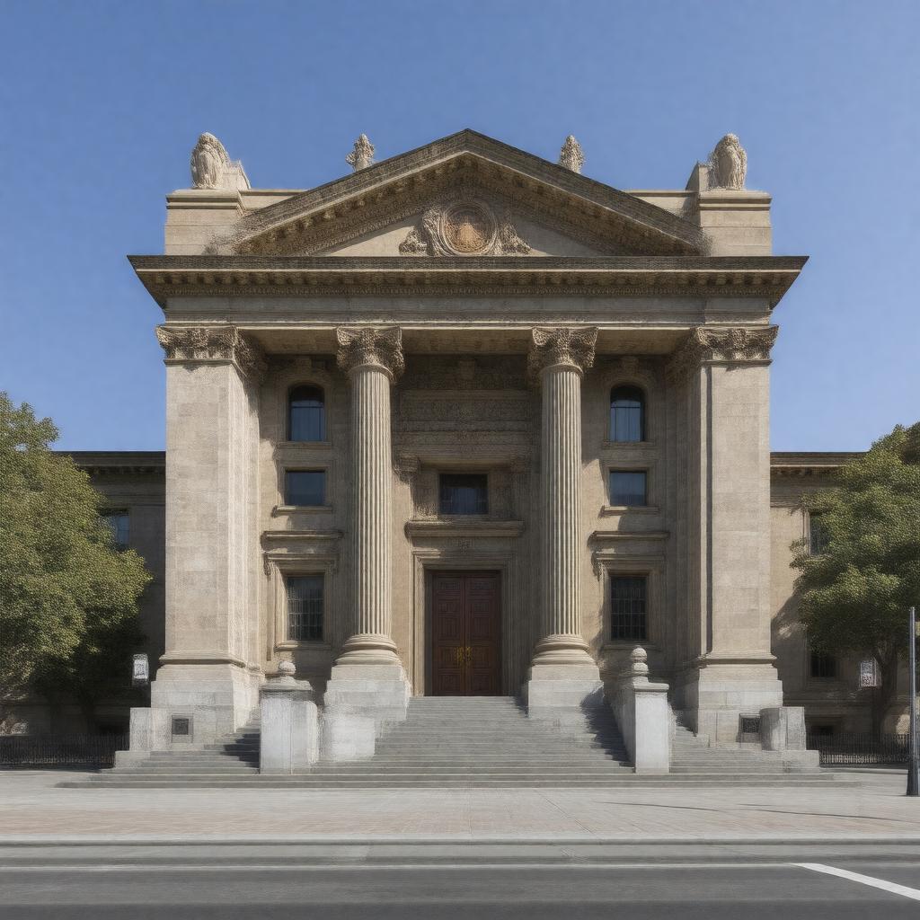 Click to view larger image AI-created image of Hearst Memorial Mining Building