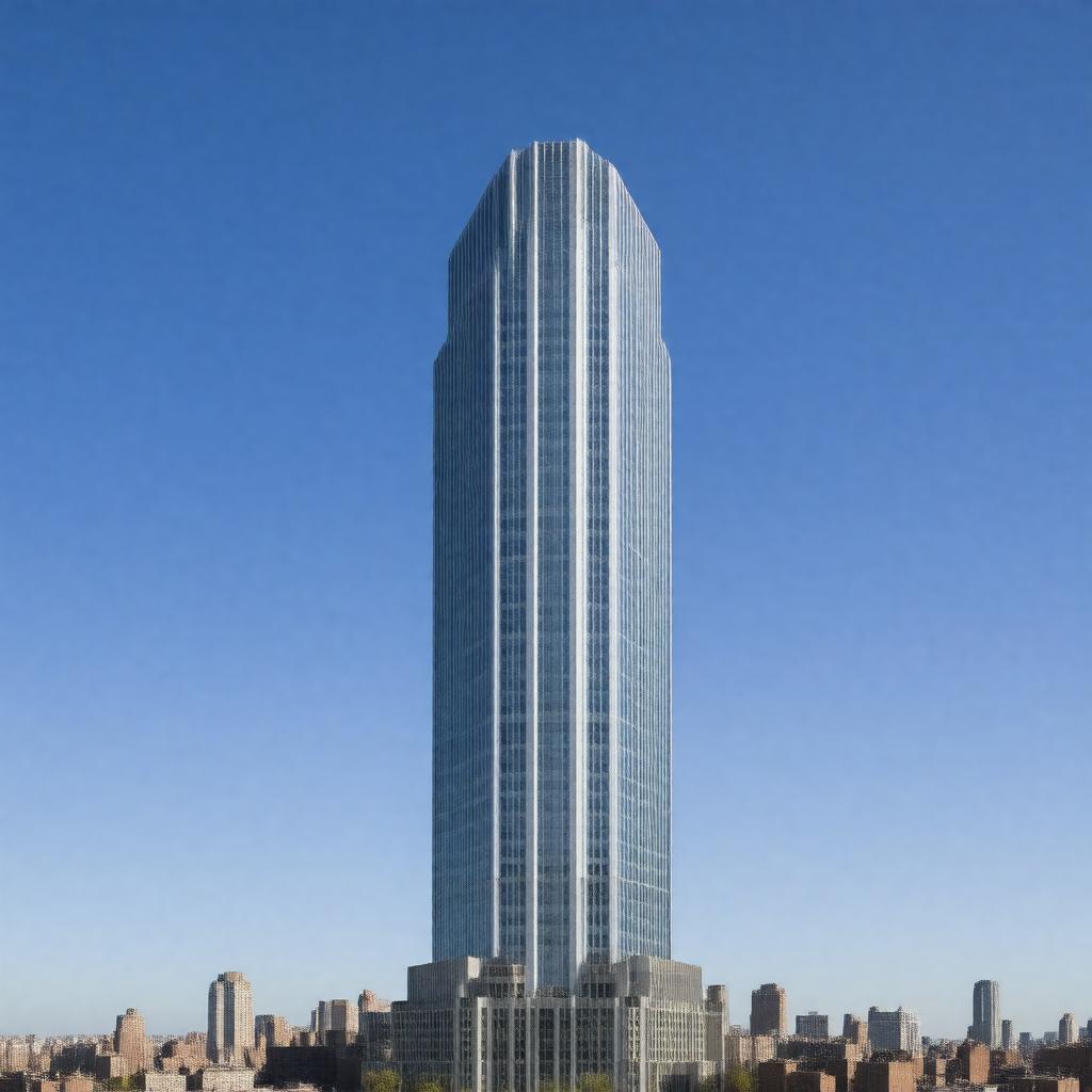 AI-created image of Hearst Tower, New York