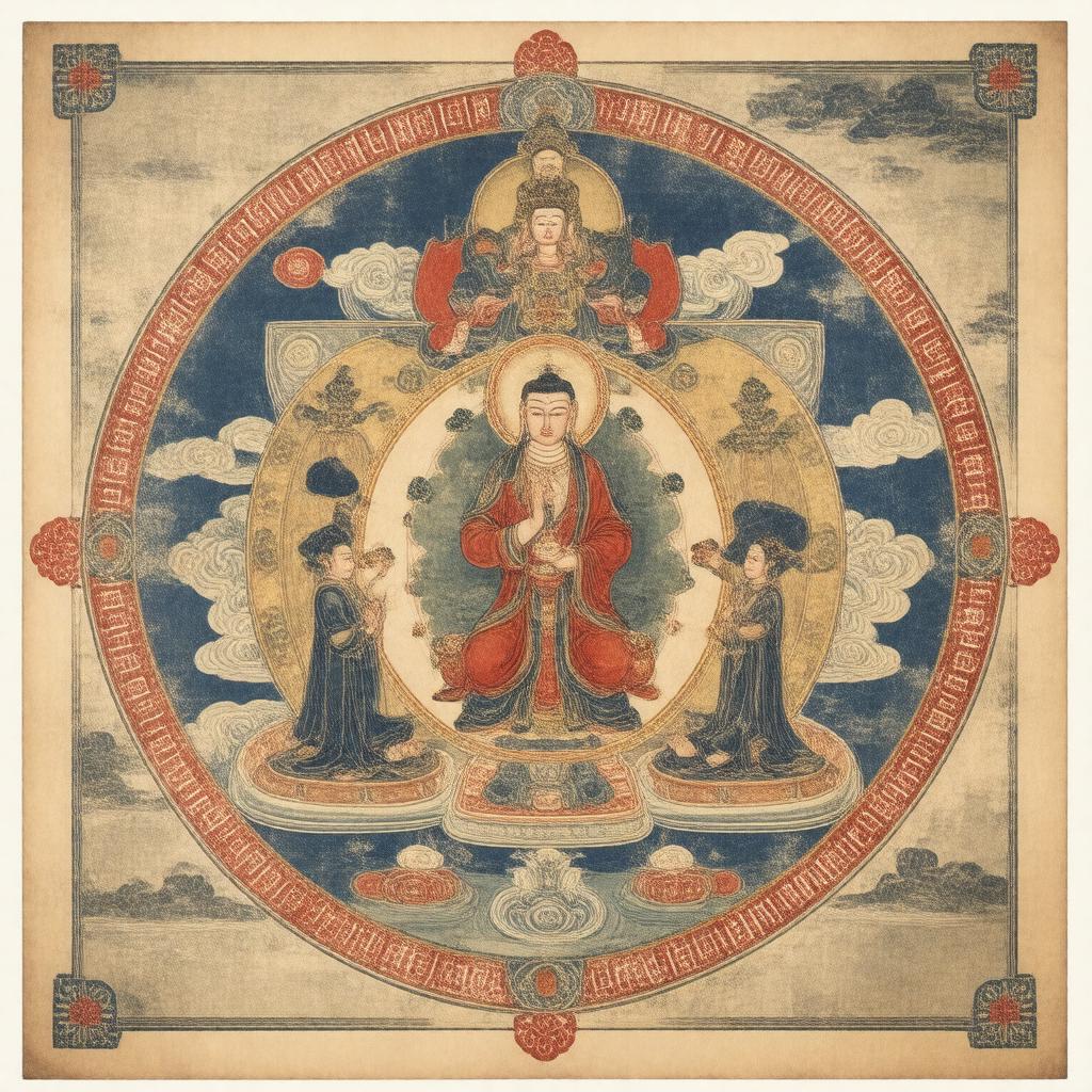 AI-created image of Heart Sutra