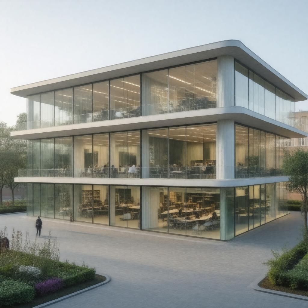 Click to view larger image AI-created image of Heart and Lung Research Institute