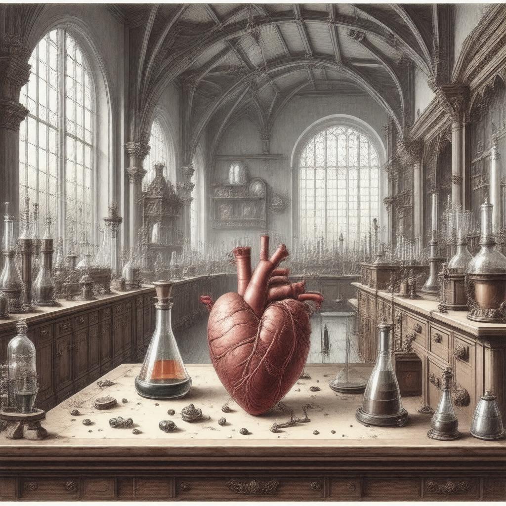 AI-created image of Heart and Science
