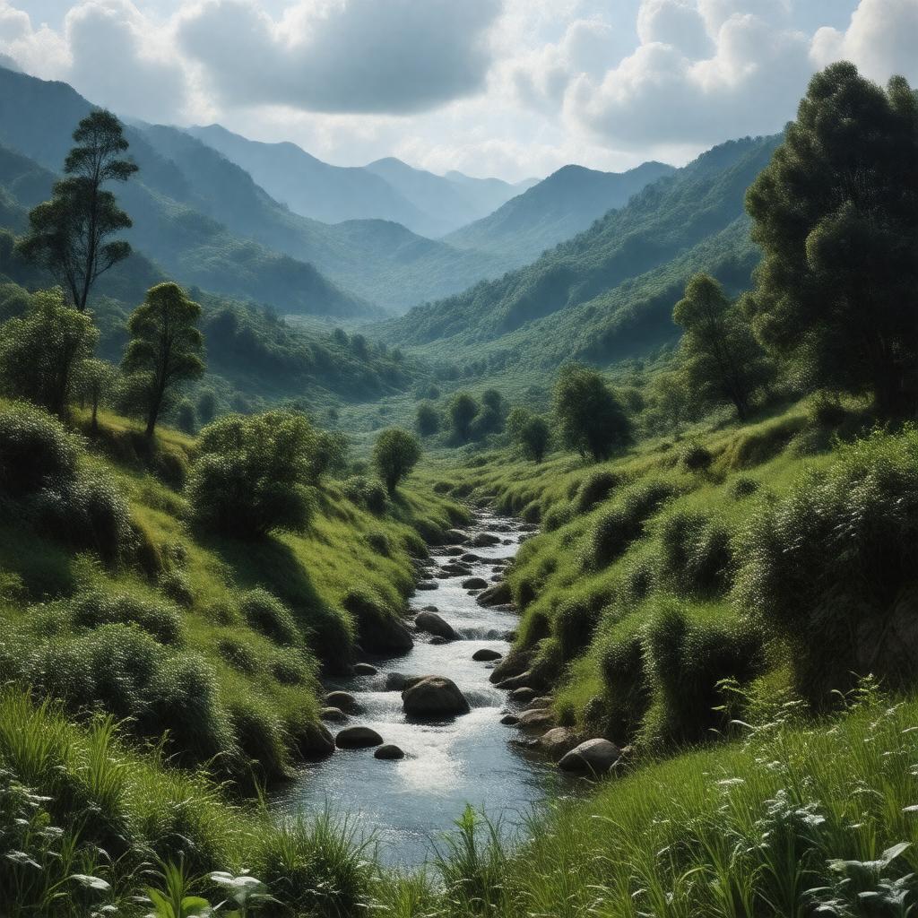 AI-created image of Heart of the Valley