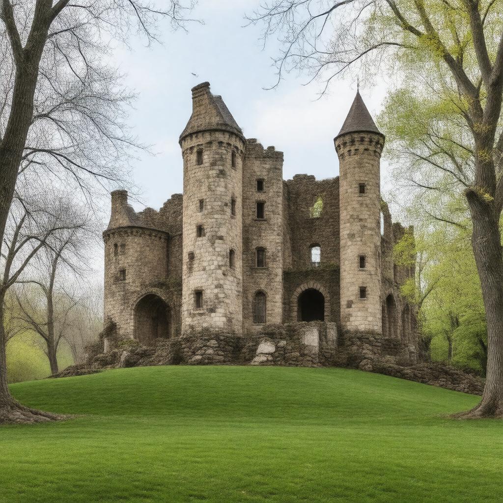 AI-created image of Hearthstone Castle