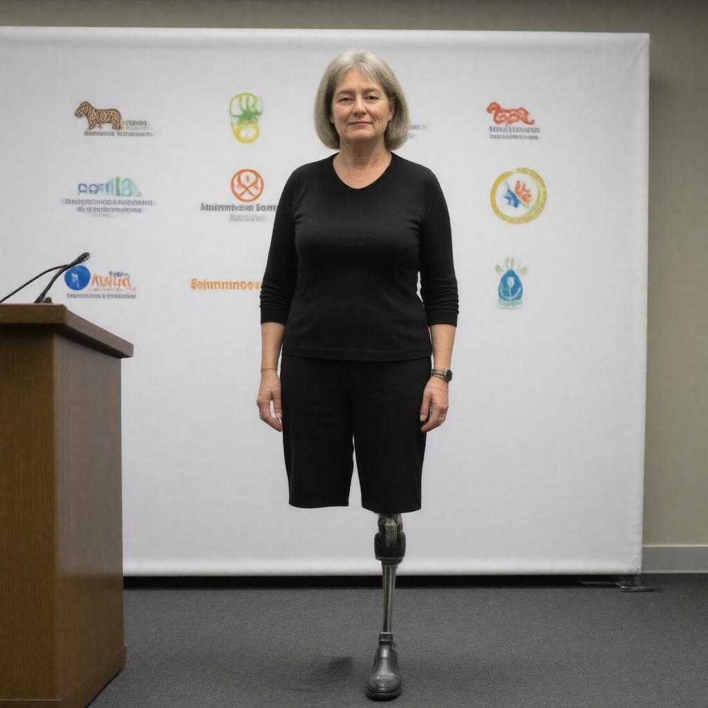 AI-created image of Heather Mills