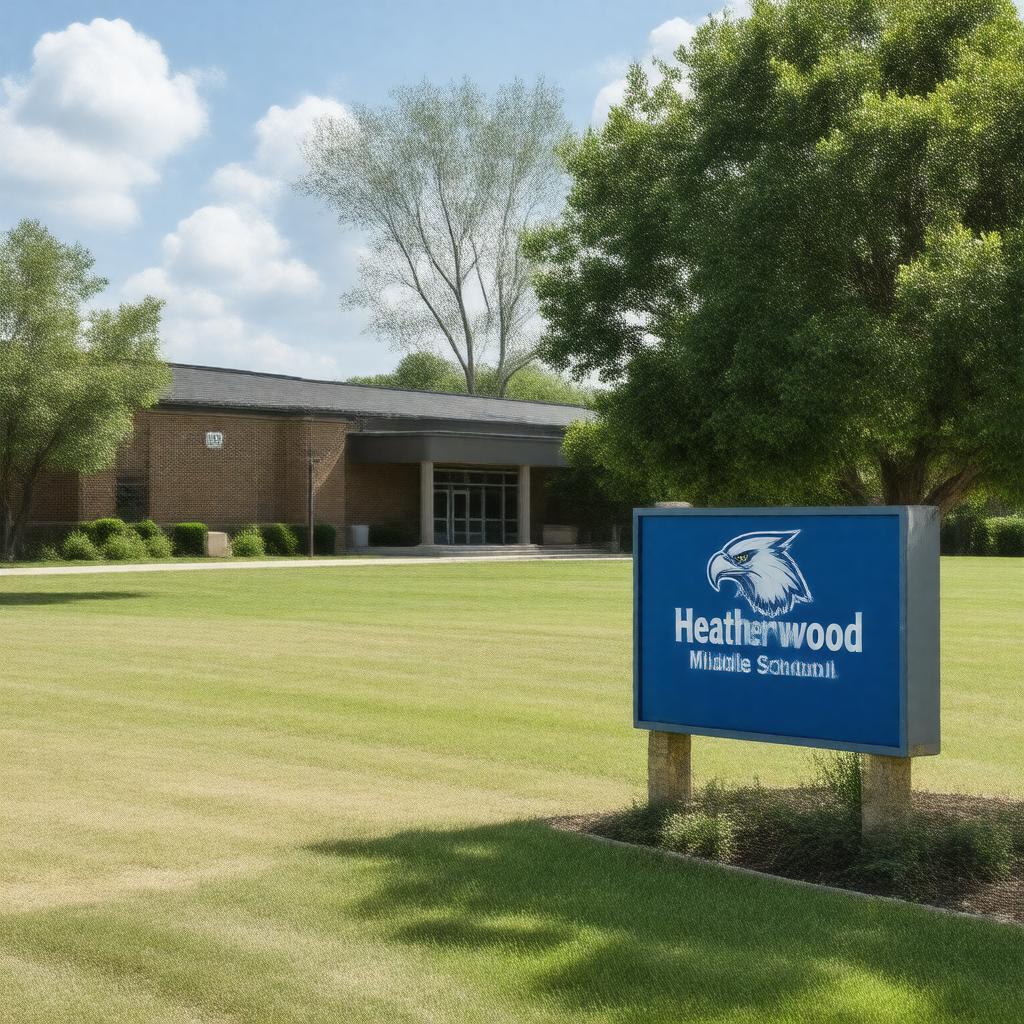 Click to view larger image AI-created image of Heatherwood Middle School