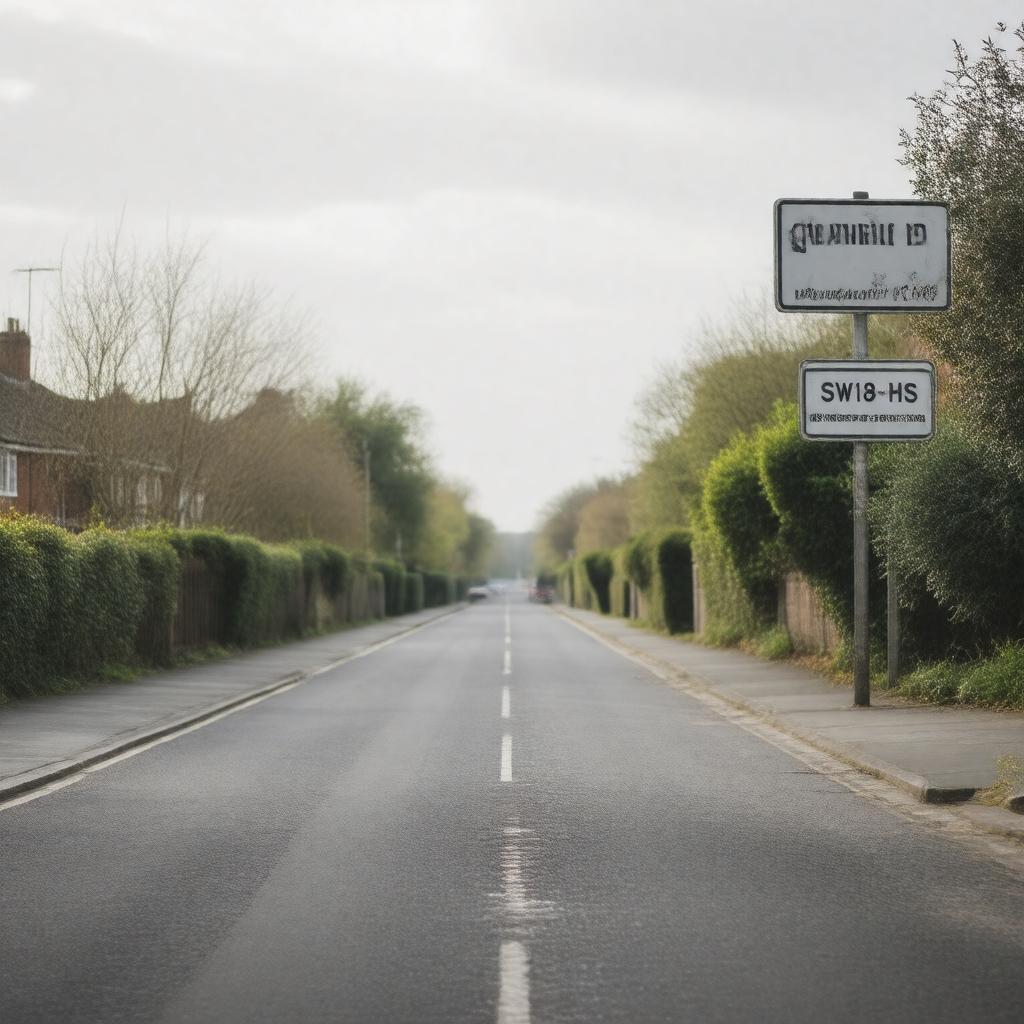 AI-created image of Heathfield Road, Wandsworth, London, SW18 3HS, England