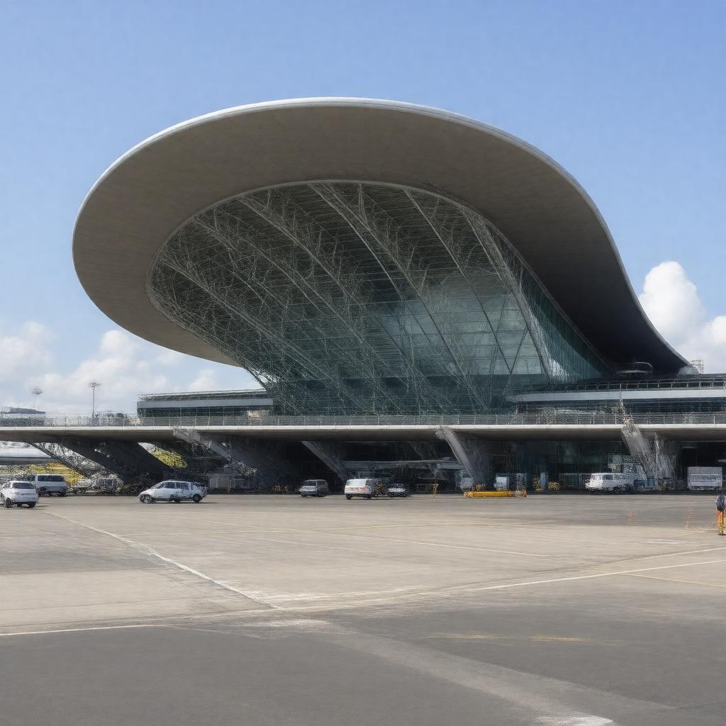 AI-created image of Heathrow Terminal 5