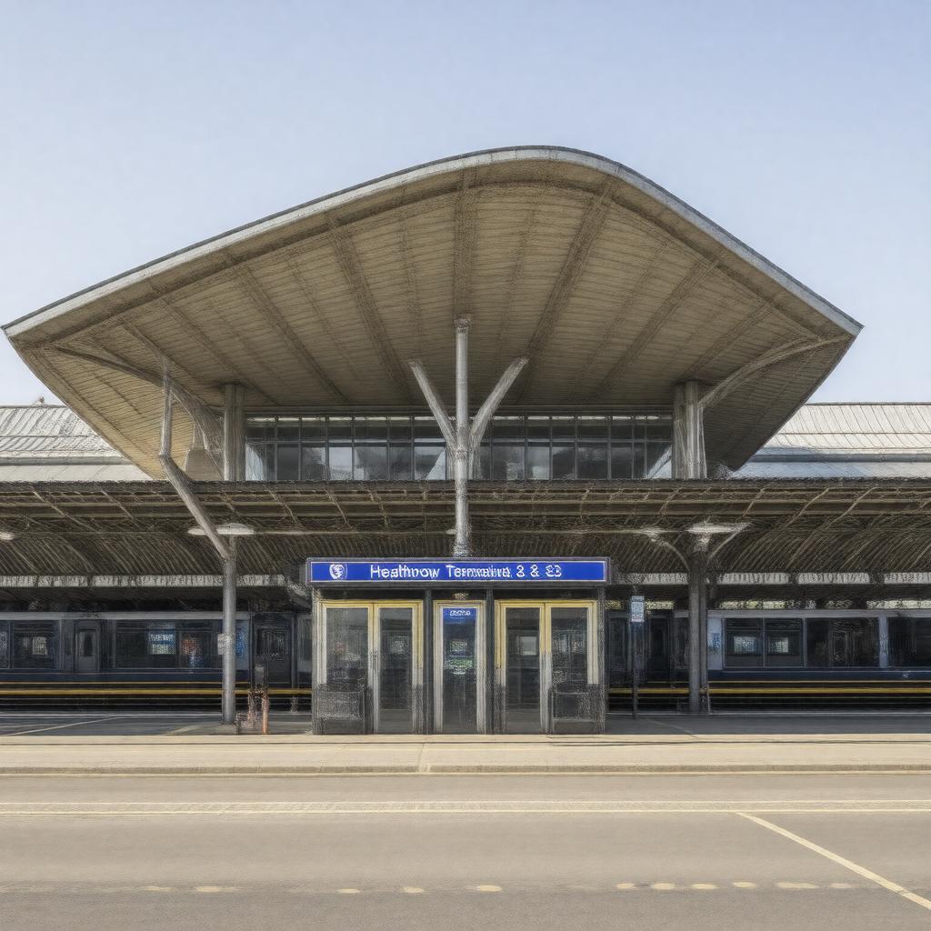 AI-created image of Heathrow Terminals 2 & 3