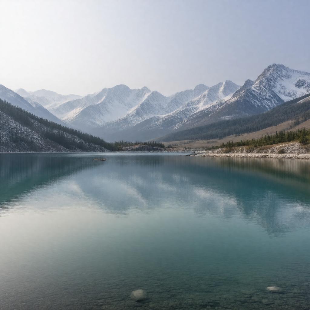 AI-created image of Heaven Lake