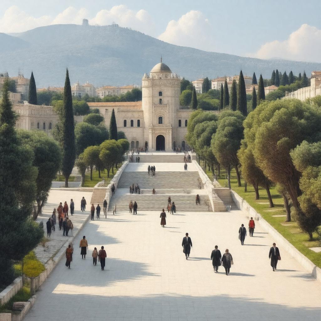 AI-created image of Hebrew University of Jerusalem