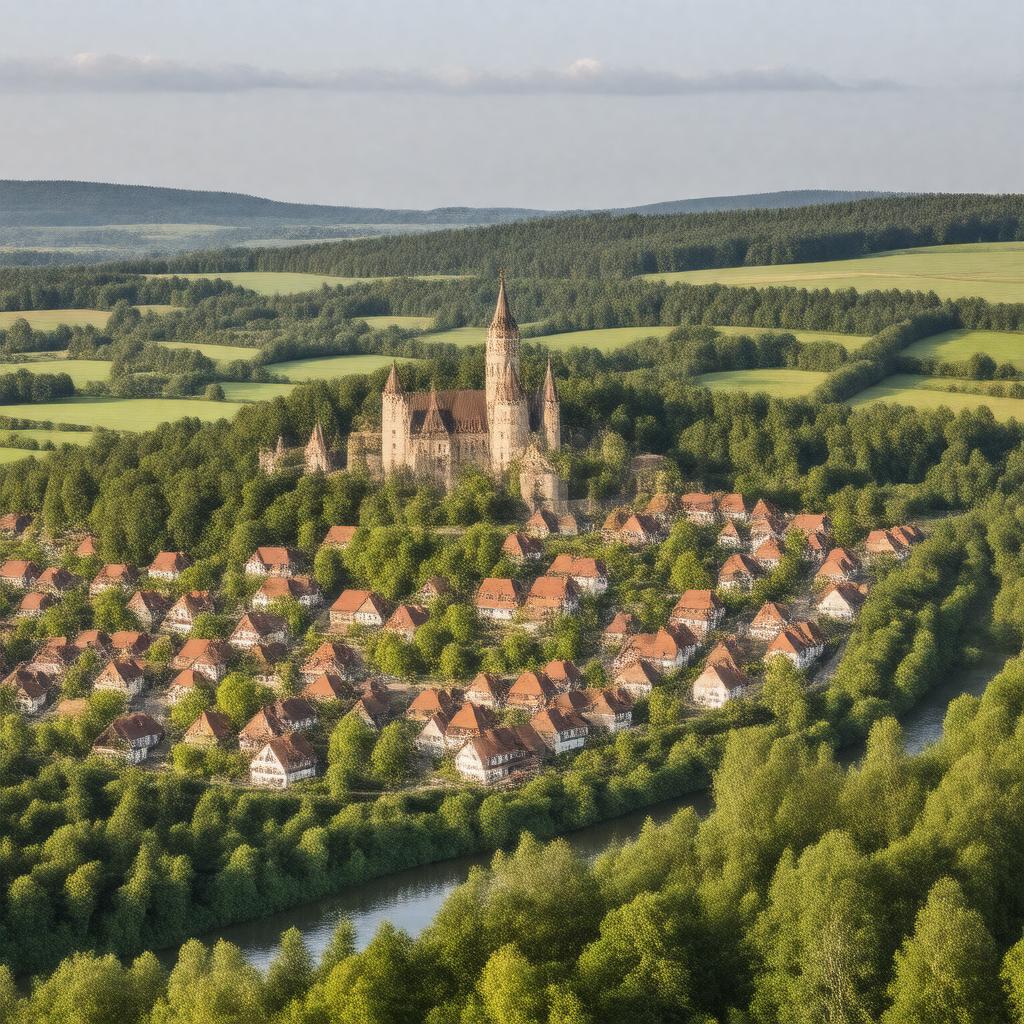 AI-created image of Hechingen