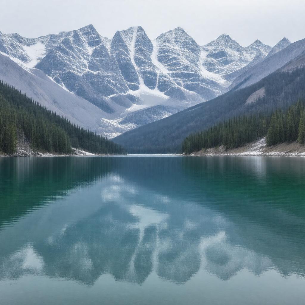 AI-created image of Hector Lake