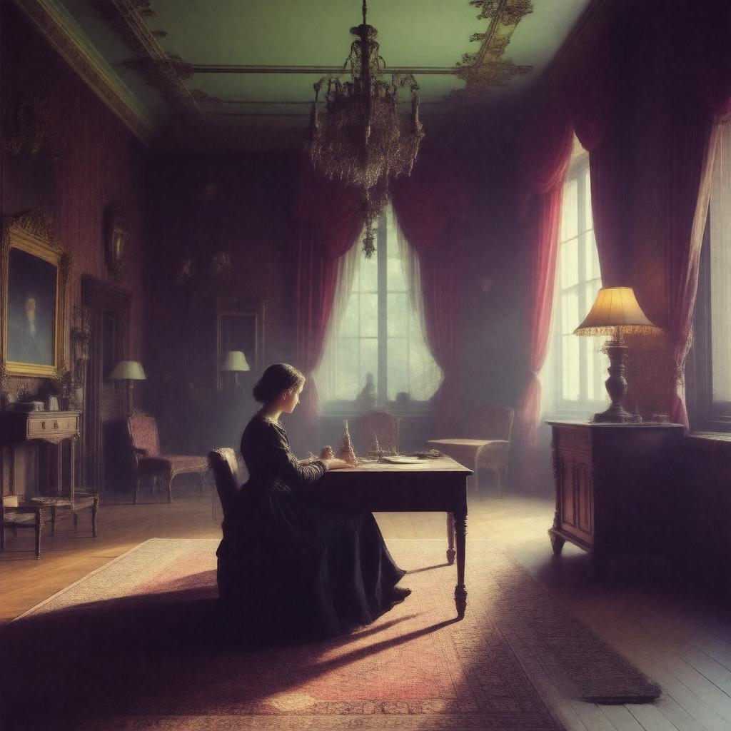 AI-created image of Hedda Gabler