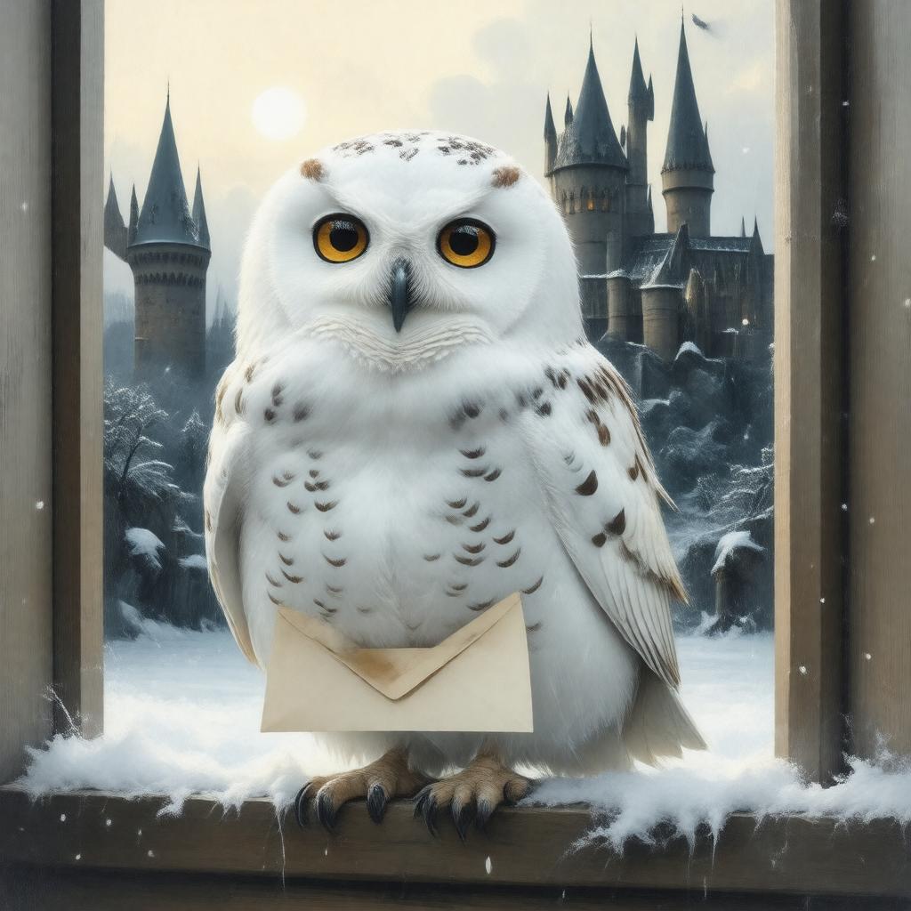 AI-created image of Hedwig