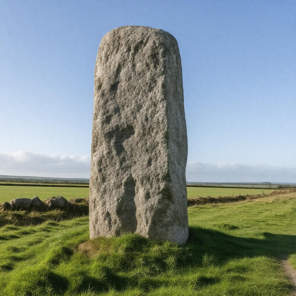 Click to view larger image AI-created image of Heel Stone