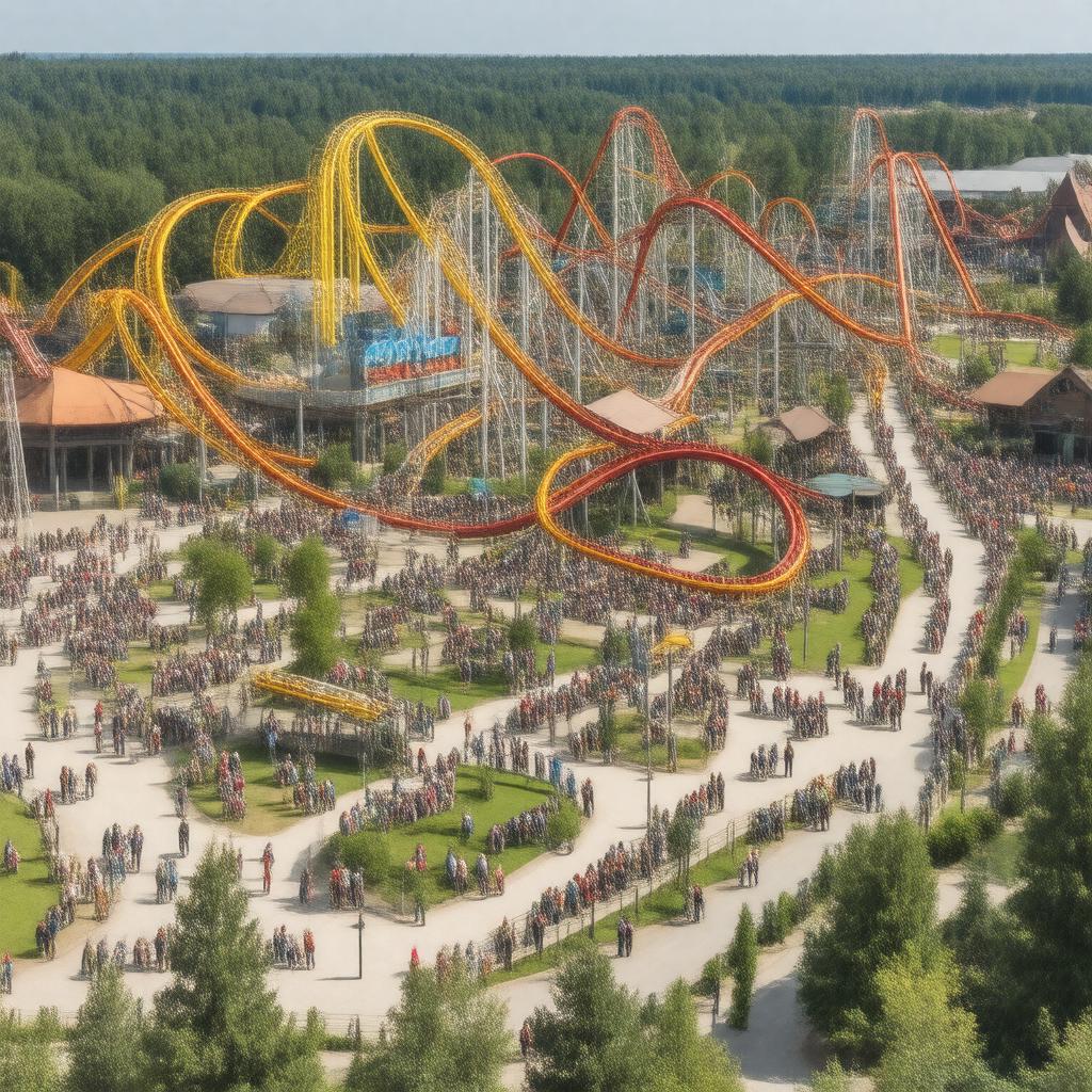 AI-created image of Heide Park