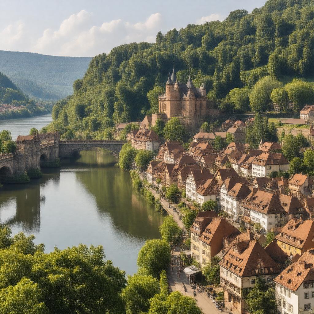 AI-created image of Heidelberg