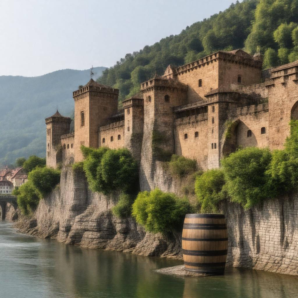 AI-created image of Heidelberg Castle
