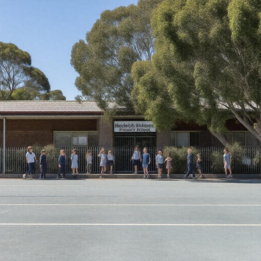 AI-created image of Heidelberg Primary School