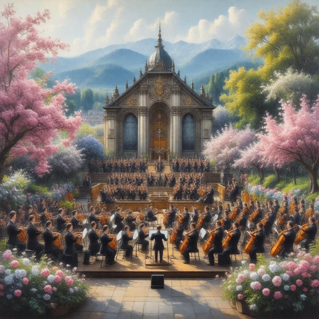 AI-created image of Heidelberg Spring Music Festival