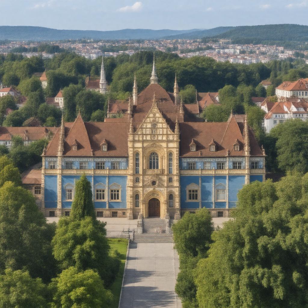 AI-created image of Heidelberg University