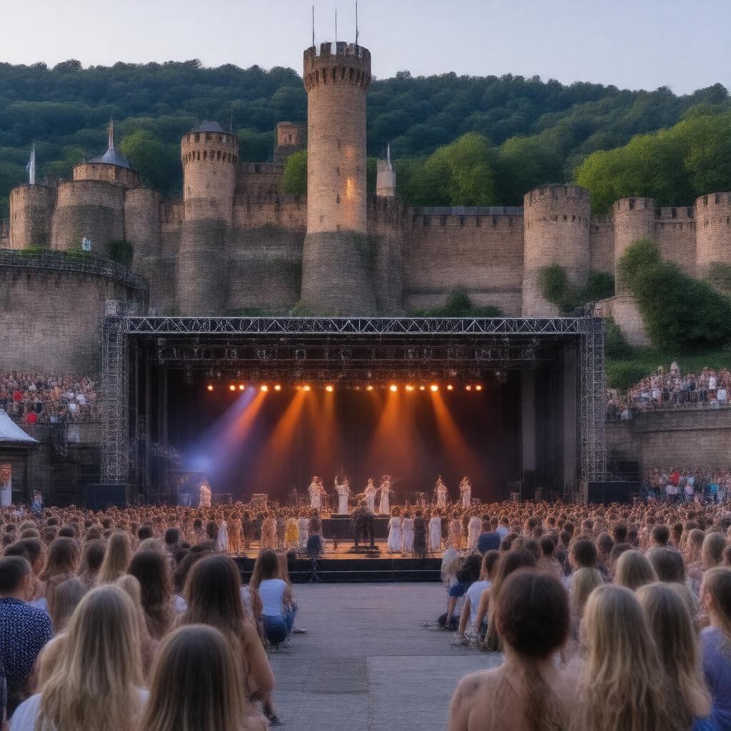AI-created image of Heidelberger Schlossfestspiele