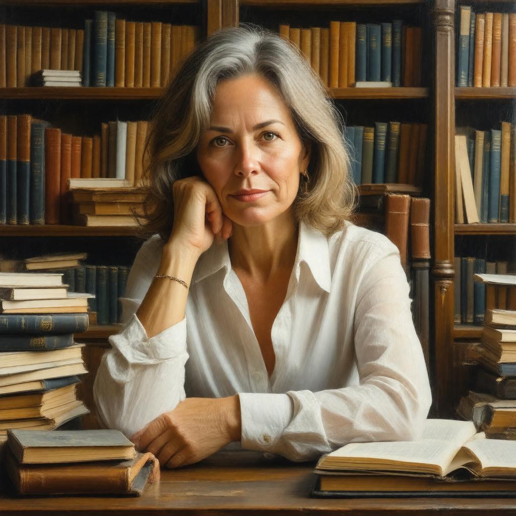 AI-created image of Heidi Julavits